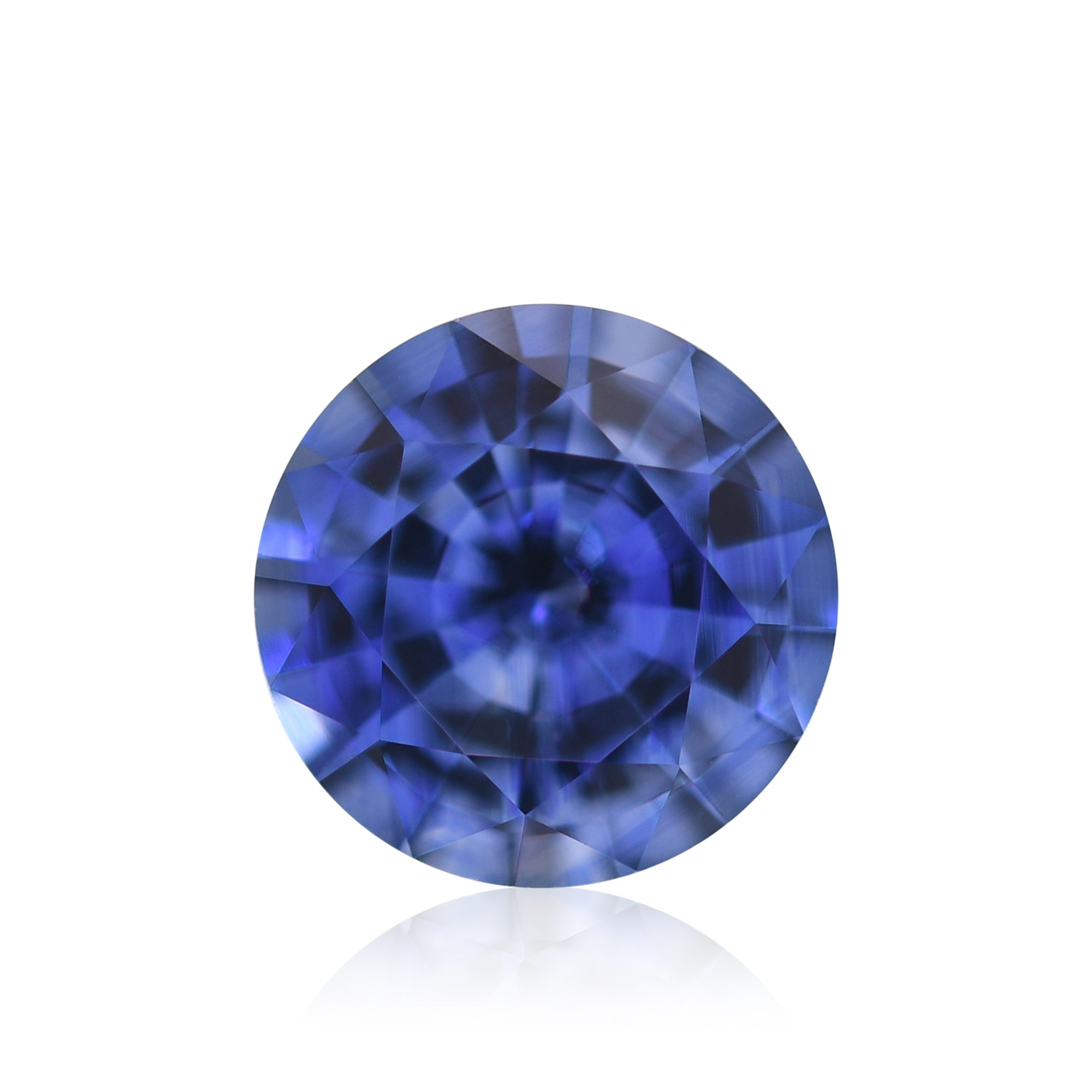 2.03 Carat Blue Sri Lanka Round Sapphire