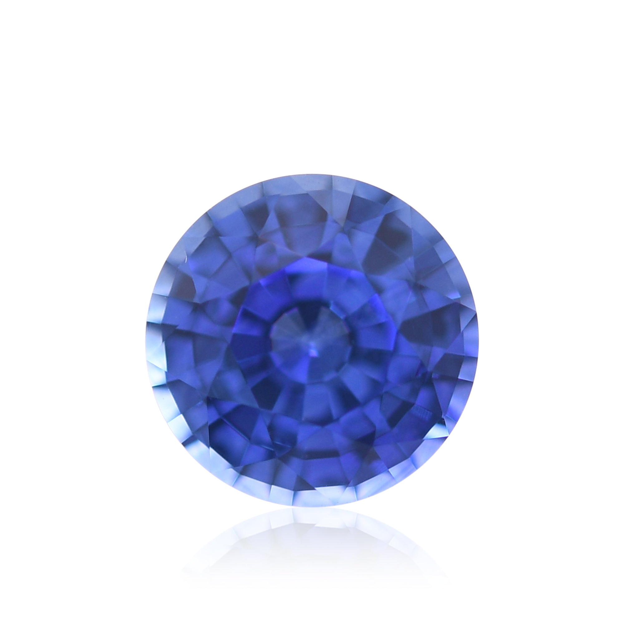 2.43 Carat Blue Sri Lanka Round Sapphire